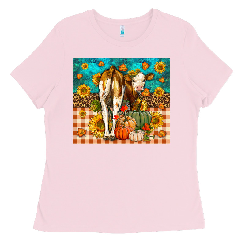 Western Fall Heifer Ladies Tee by LillyAllenDesigns | Teevron