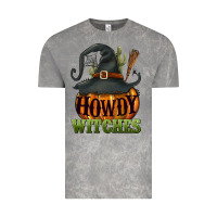 Cloud Rock Howdy witches Vintage Tee - NancyCooperArtShop