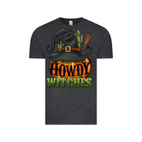 Vintage Black Howdy witches Vintage Tee - NancyCooperArtShop