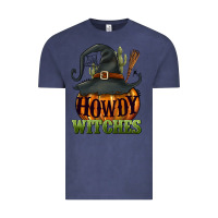 Vintage Denim Howdy witches Vintage Tee - NancyCooperArtShop