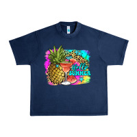 Navy hello summer Urban Heavy Tee - JahusDesignShop