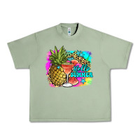 Oil Green hello summer Urban Heavy Tee - JahusDesignShop