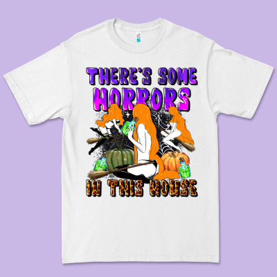 There's Some Horrors In This House Premium Tee Designed By Lillyallendesigns