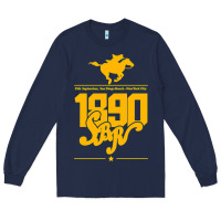 Navy steel ball run 1890 Long Sleeve Tee - lanVoArt