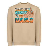 Mushroom ask me about my nails bbs Heavyweight Sweatshirt - BundleAndBundleShop