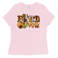 Bubblegum Pink Fall Vibes Boer Goat Ladies Tee - LillyAllenDesigns