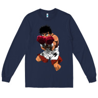 Navy ippo makunouchi Long Sleeve Tee - lanVoArt