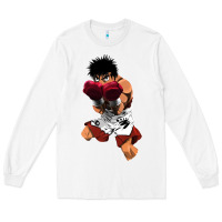 White ippo makunouchi Long Sleeve Tee - lanVoArt