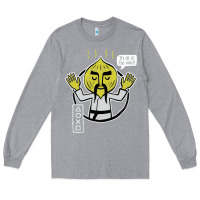 Heather Grey parappa Long Sleeve Tee - lanVoArt