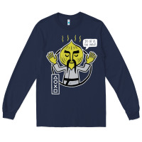 Navy parappa Long Sleeve Tee - lanVoArt
