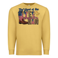 Antique Gold the land yee the home of the haw Premium Sweatshirt - RacoonDesign