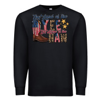 Black the land yee the home of the haw Premium Sweatshirt - RacoonDesign