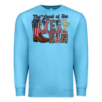 Ocean Blue the land yee the home of the haw Premium Sweatshirt - RacoonDesign