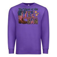 Purple the land yee the home of the haw Premium Sweatshirt - RacoonDesign
