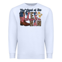 White the land yee the home of the haw Premium Sweatshirt - RacoonDesign