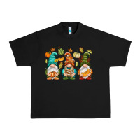 Black Fall gnomes Urban Heavy Tee - NancyCooperArtShop