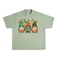 Oil Green Fall gnomes Urban Heavy Tee - NancyCooperArtShop