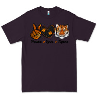 Plum peace love tigers Premium Tee - RanaPortraitStore
