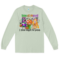 Matcha hocus pocus i need coffee to focus Long Sleeve Tee - CowGirlArtShop