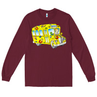 Burgundy the magic school bus Long Sleeve Tee - lanVoArt