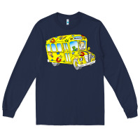 Navy the magic school bus Long Sleeve Tee - lanVoArt