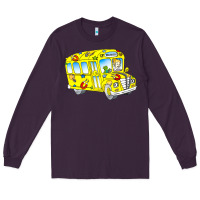 Plum the magic school bus Long Sleeve Tee - lanVoArt