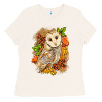 Bone Fall Owl Ladies Tee - LillyAllenDesigns