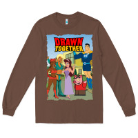 Chestnut drawn together Long Sleeve Tee - lanVoArt