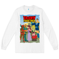 White drawn together Long Sleeve Tee - lanVoArt
