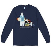 Navy shirokuma cafe Long Sleeve Tee - lanVoArt