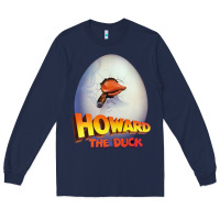 Navy howard the duck Long Sleeve Tee - lanVoArt