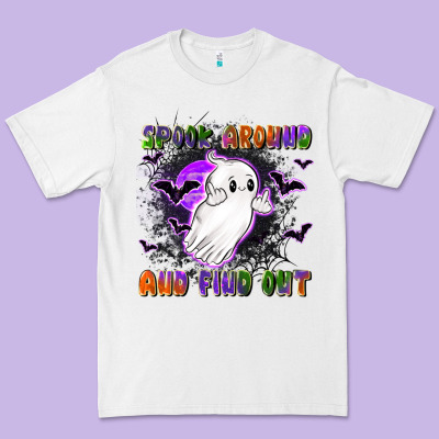 Spook Around And Find Out Premium Tee Designed By Lillyallendesigns