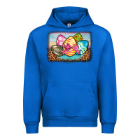 Cobalt easter egg background Urban Hoodie - BarkalooDesign
