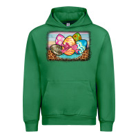 Emerald easter egg background Urban Hoodie - BarkalooDesign