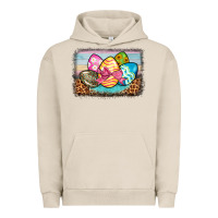 Pigment French Oak easter egg background Urban Hoodie - BarkalooDesign