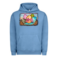 Pigment Pebble Blue easter egg background Urban Hoodie - BarkalooDesign
