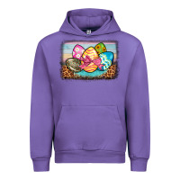 Tulip easter egg background Urban Hoodie - BarkalooDesign