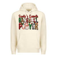 Sandshell santa's favorite baseball player for christmas Premium Hoodie - FaDigitalArtStudio