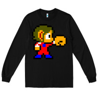 Black alex kidd 1 Long Sleeve Tee - lanVoArt