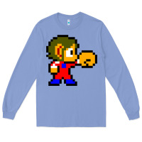 Colony Blue alex kidd 1 Long Sleeve Tee - lanVoArt