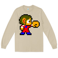 Mushroom alex kidd 1 Long Sleeve Tee - lanVoArt