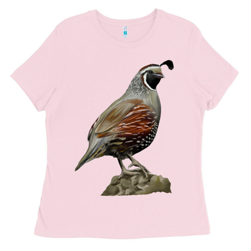 California Quail Bird Ladies Tee by RanaPortraitStore | Teevron