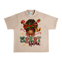French Oak merry mama afro messy bun Urban Heavy Tee - texasbilliewilder