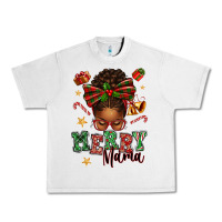 Lunar Rock merry mama afro messy bun Urban Heavy Tee - texasbilliewilder