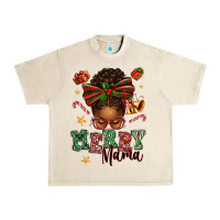 Sandshell merry mama afro messy bun Urban Heavy Tee - texasbilliewilder