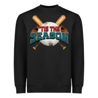 Black 'tis the season baseball Heavyweight Sweatshirt - FaDigitalArtStudio