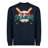 Navy 'tis the season baseball Heavyweight Sweatshirt - FaDigitalArtStudio