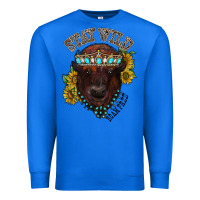 True Royal turquoise bison Premium Sweatshirt - RacoonDesign