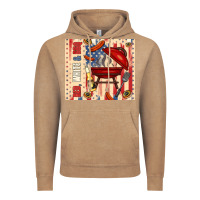 Vintage Coffee red white and bbq usa flag Vintage Hoodie - TumblerDesignByShophia