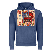 Vintage Denim red white and bbq usa flag Vintage Hoodie - TumblerDesignByShophia